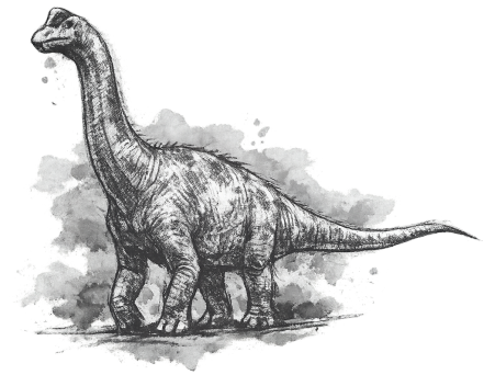 Brachiosaurus-Modell