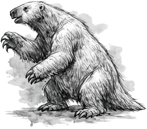 Megatherium-Modell