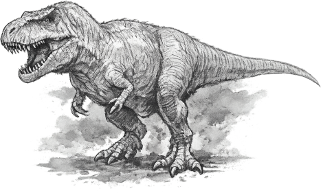 Tarbosaurus-Modell