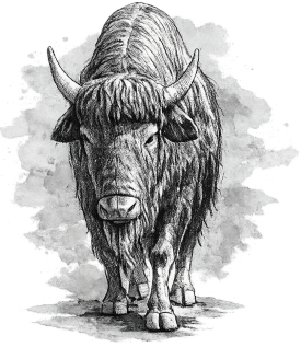 Wisent-Modell im Traumlandpark